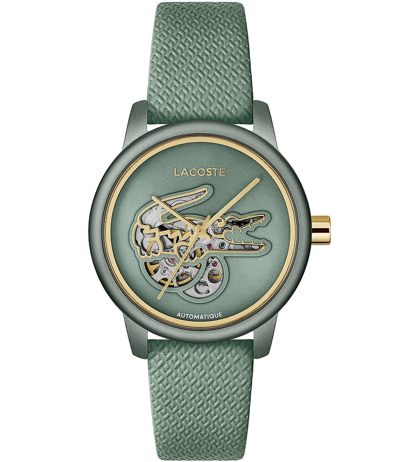 Lacoste Women's 12.12 Automatic Leather Strap Watch