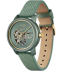 Lacoste Women's 12.12 Automatic Leather Strap Watch