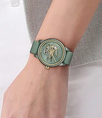Lacoste Women's 12.12 Automatic Leather Strap Watch