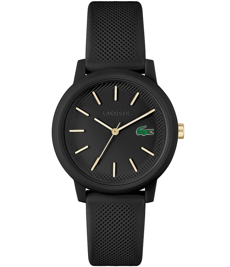 Lacoste Women's 12.12 Quartz Analog White Silicone Strap Watch
