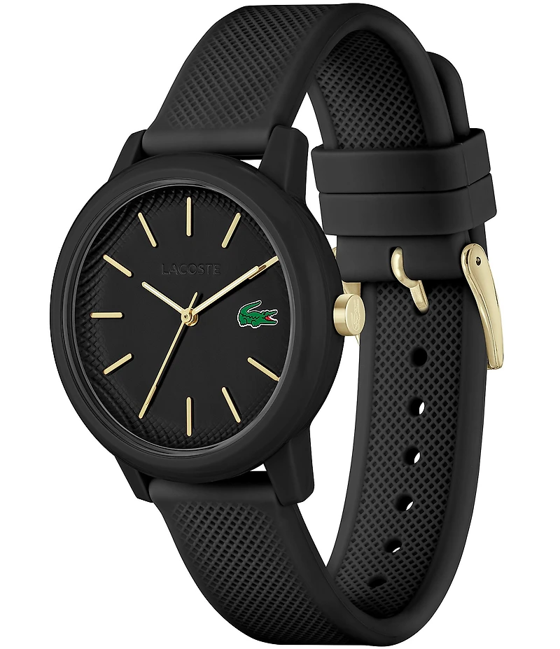 Lacoste Women's 12.12 Quartz Analog White Silicone Strap Watch