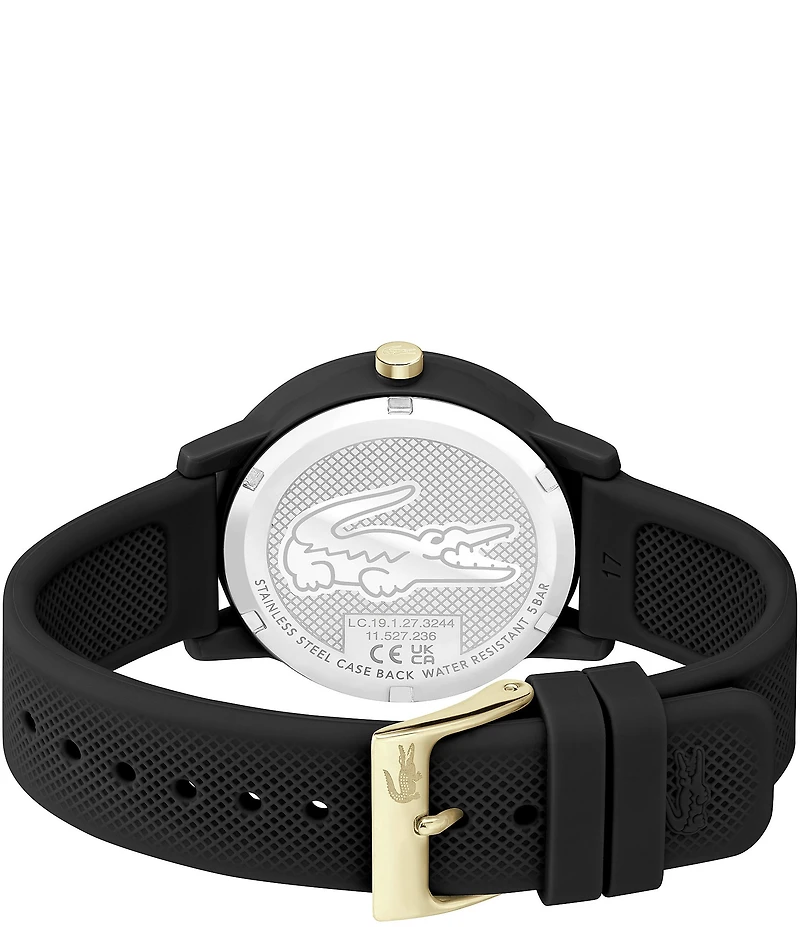 Lacoste Women's 12.12 Quartz Analog White Silicone Strap Watch