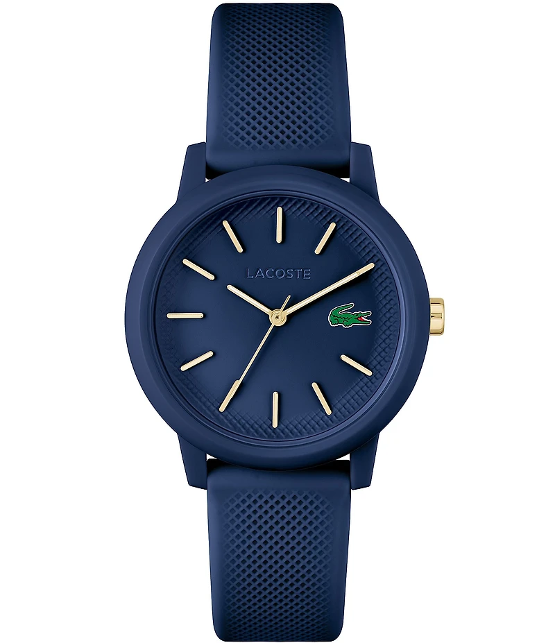 Lacoste Women's 12.12 Quartz Analog White Silicone Strap Watch