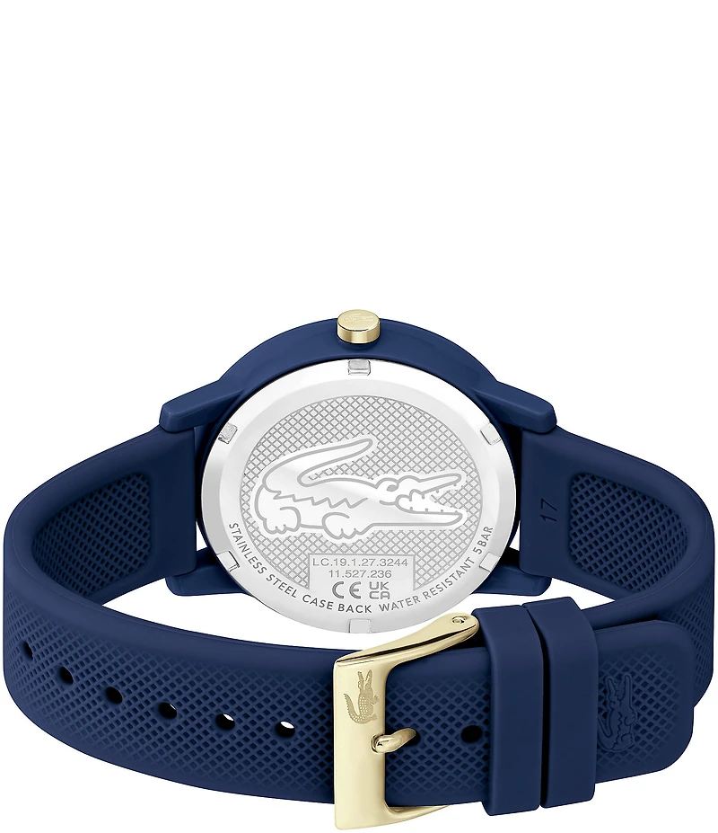 Lacoste Women's 12.12 Quartz Analog White Silicone Strap Watch