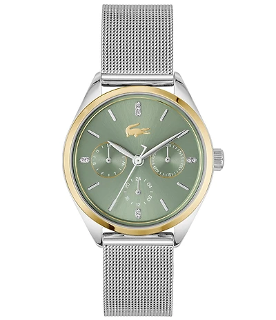 Lacoste Women's Atena Multifunction Stainless Steel Mesh Bracelet Watch