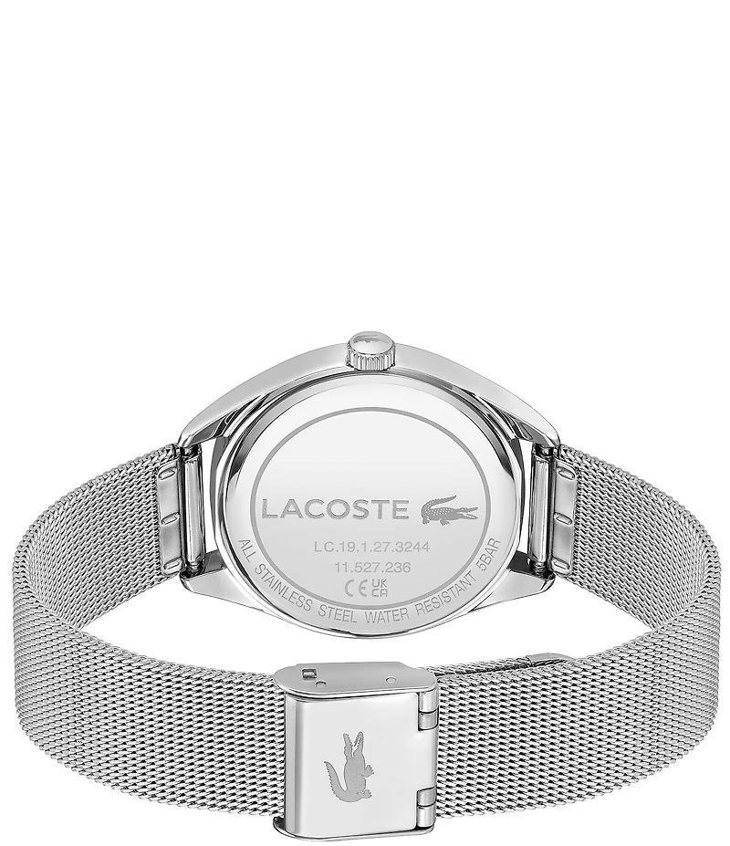 Lacoste Women's Atena Multifunction Stainless Steel Mesh Bracelet Watch