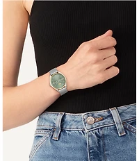 Lacoste Women's Atena Multifunction Stainless Steel Mesh Bracelet Watch