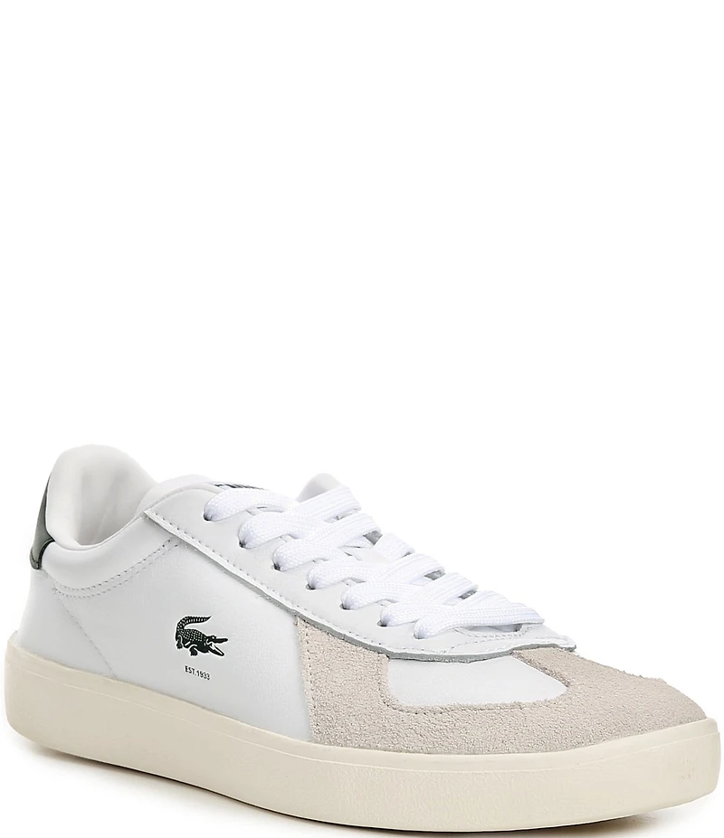 Lacoste Women's Baseshot Pro Leather and Suede Sneakers