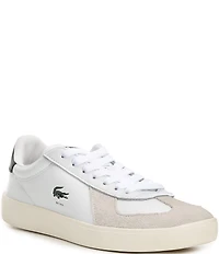 Lacoste Women's Baseshot Pro Leather and Suede Sneakers
