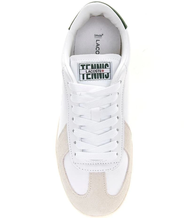 Lacoste Women's Baseshot Pro Leather and Suede Sneakers