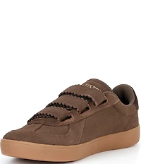 Lacoste Women's Baseshot Pro Triple Strap Suede Sneakers