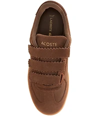 Lacoste Women's Baseshot Pro Triple Strap Suede Sneakers