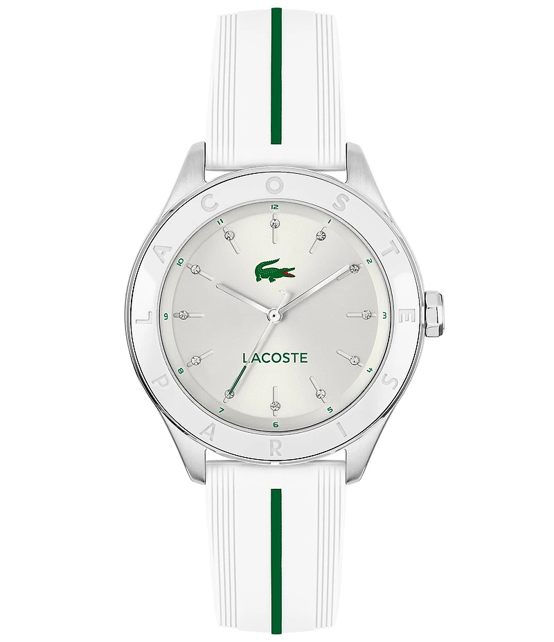 Lacoste Women's Billie Three Hand Silicone Strap Watch