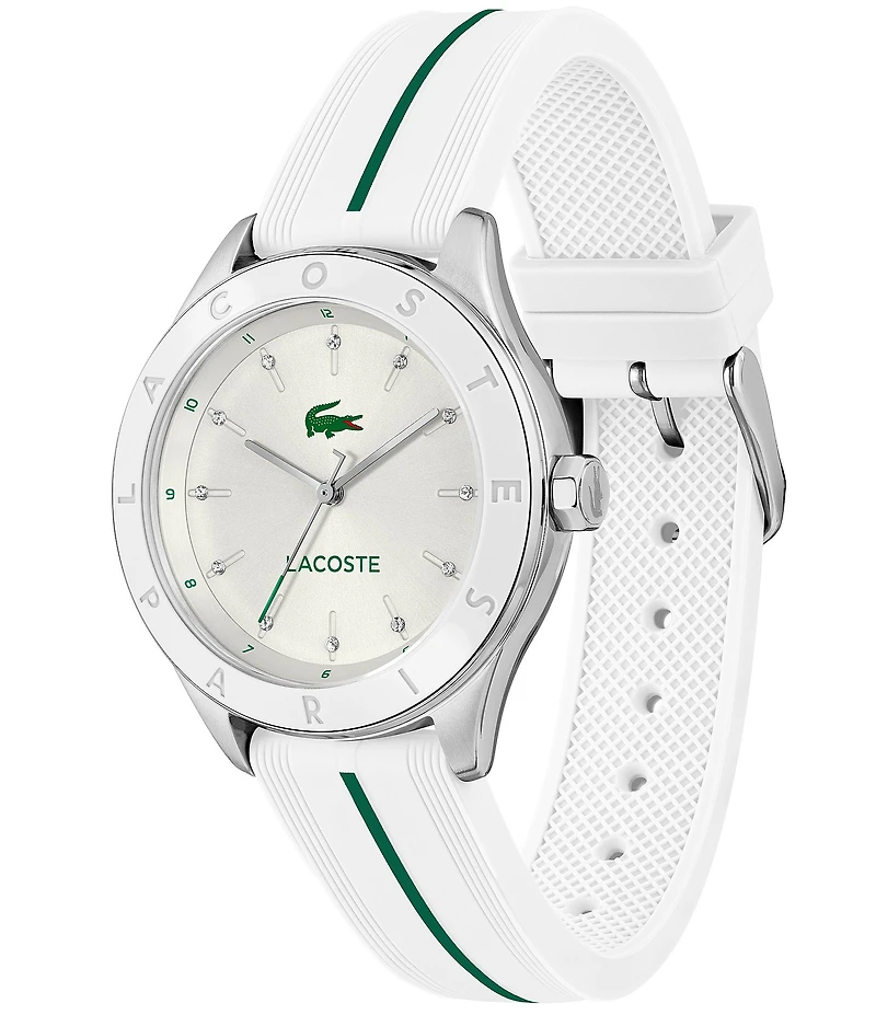 Lacoste Women's Billie Three Hand Silicone Strap Watch