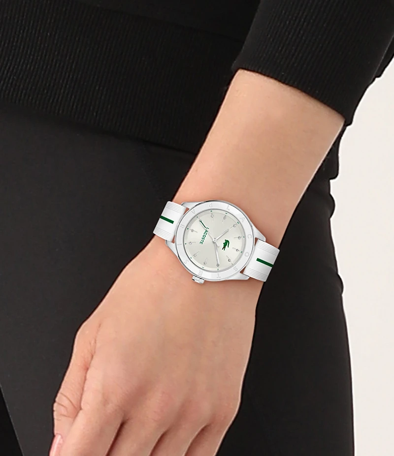 Lacoste Women's Billie Three Hand Silicone Strap Watch