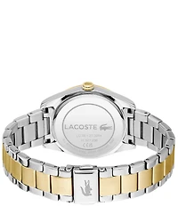 Lacoste Women's Capucine Quartz Analog Two Tone Stainless Steel Bracelet Watch