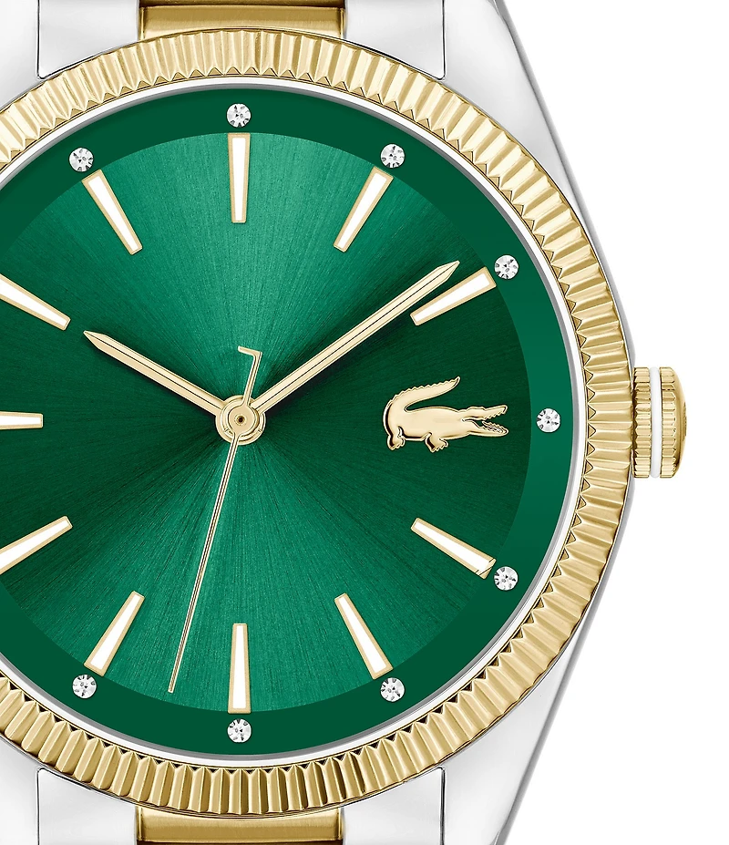 Lacoste Women's Capucine Quartz Analog Two Tone Stainless Steel Bracelet Watch