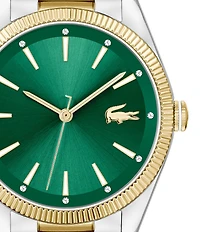 Lacoste Women's Capucine Quartz Analog Two Tone Stainless Steel Bracelet Watch