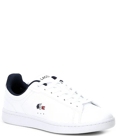 Lacoste Women's Carnaby Pro Leather Tricolor Logo Detail Retro Sneakers