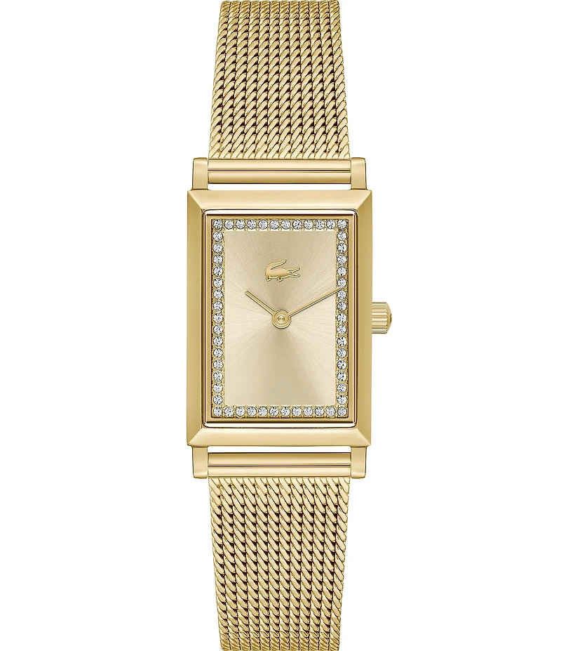 Lacoste Women's Catherine Gold Tone Mesh Bracelet Watch