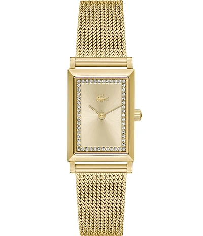 Lacoste Women's Catherine Gold Tone Mesh Bracelet Watch
