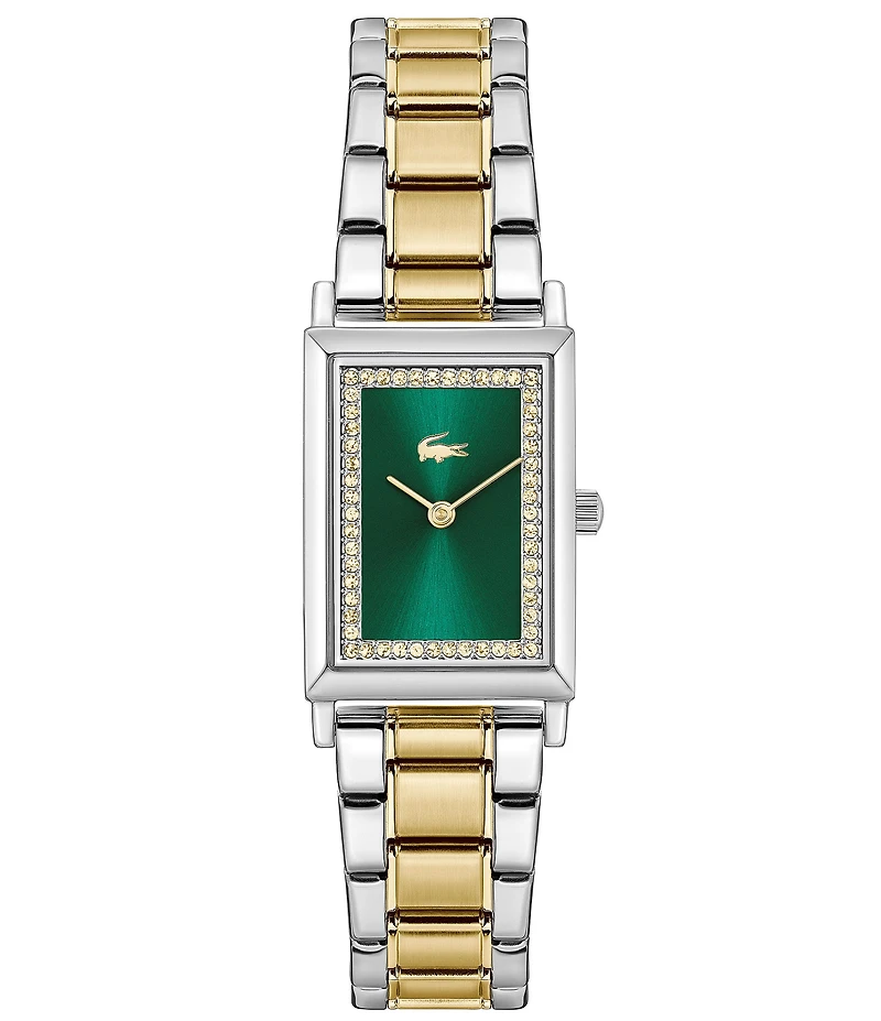 Lacoste Women's Catherine Quartz Two Hand Two Tone Stainless Steel Bracelet Watch