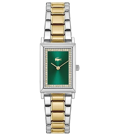 Lacoste Women's Catherine Quartz Two Hand Two Tone Stainless Steel Bracelet Watch
