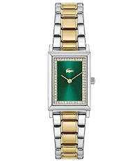 Lacoste Women's Catherine Quartz Two Hand Two Tone Stainless Steel Bracelet Watch
