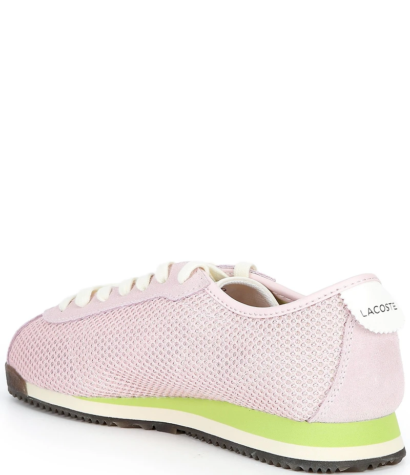 Lacoste Women's Club-Low Mesh Retro Sneakers
