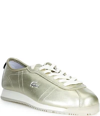 Lacoste Women's Club Low Metallic Leather Sneakers