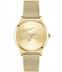 Lacoste Women's Crocodelle Analog Gold Tone Stainless Steel Bracelet Watch