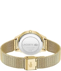 Lacoste Women's Crocodelle Analog Gold Tone Stainless Steel Bracelet Watch