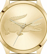 Lacoste Women's Crocodelle Analog Gold Tone Stainless Steel Bracelet Watch