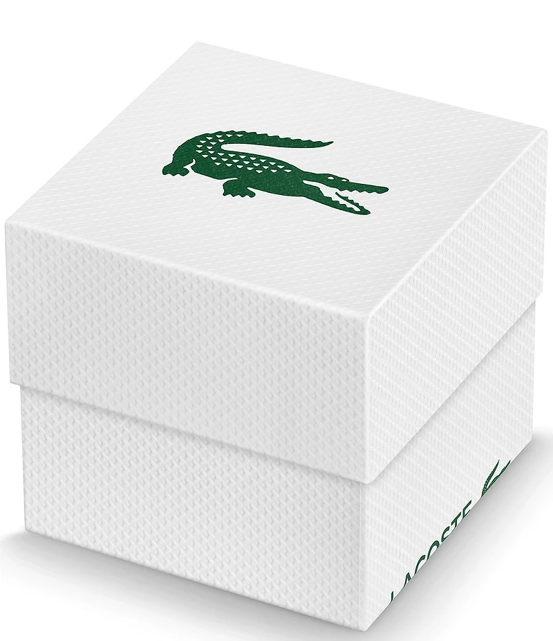 Lacoste Women's Crocorigin Two Hand Gold Tone Stainless Steel Mesh Bracelet Watch