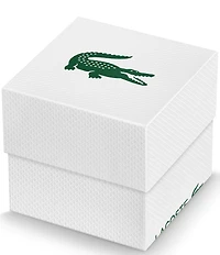 Lacoste Women's Crocorigin Two Hand Gold Tone Stainless Steel Mesh Bracelet Watch