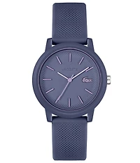 Lacoste Women's L 12.12 Quartz Three Hand Silicone Strap Watch
