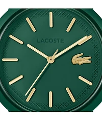 Lacoste Women's L 12.12 Quartz Three Hand Silicone Strap Watch
