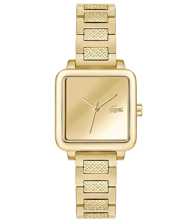 Lacoste Women's L.12.12 Leap Quartz Three Hand Stainless Steel Bracelet Watch