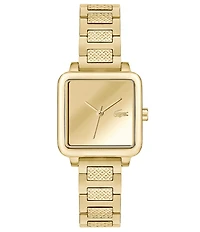 Lacoste Women's L.12.12 Leap Quartz Three Hand Stainless Steel Bracelet Watch