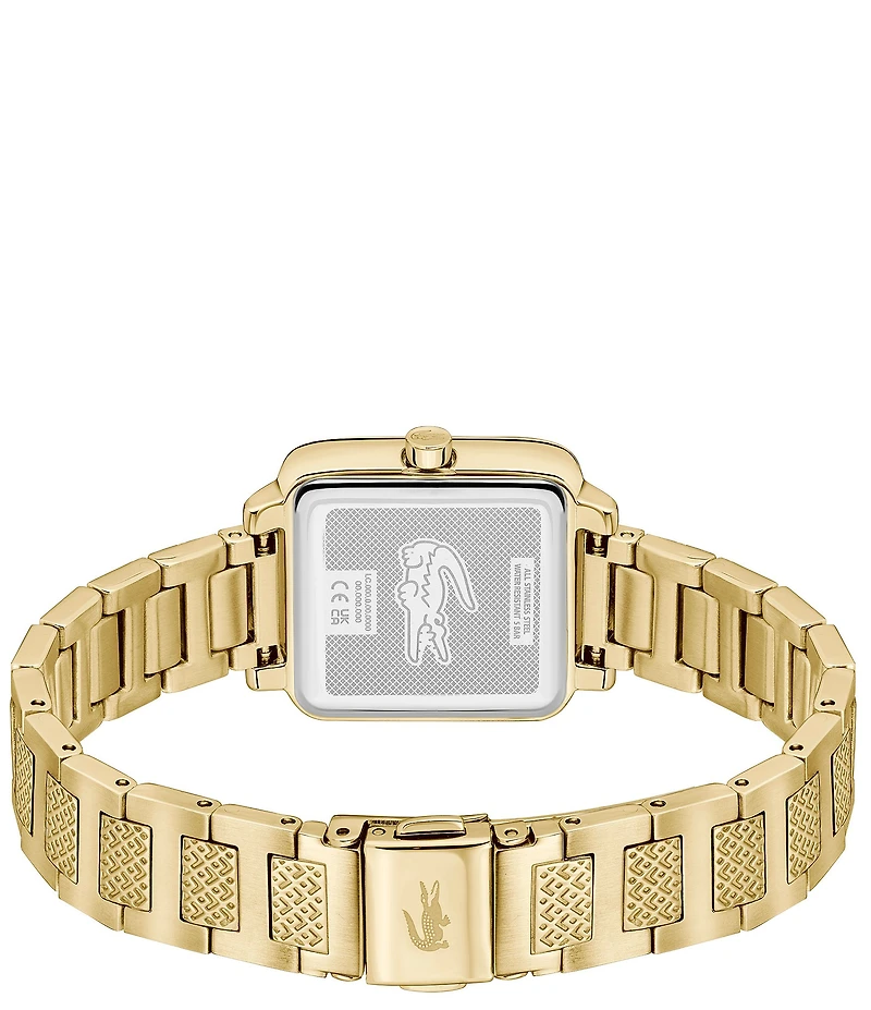 Lacoste Women's L.12.12 Leap Quartz Three Hand Stainless Steel Bracelet Watch