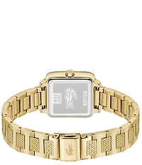 Lacoste Women's L.12.12 Leap Quartz Three Hand Stainless Steel Bracelet Watch