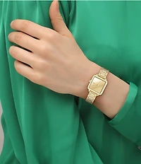 Lacoste Women's L.12.12 Leap Quartz Three Hand Stainless Steel Bracelet Watch