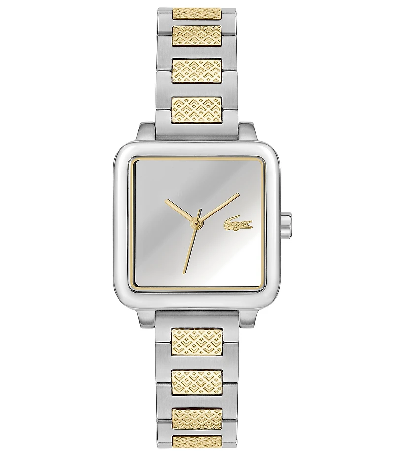 Lacoste Women's L.12.12 Leap Quartz Three Hand Stainless Steel Bracelet Watch