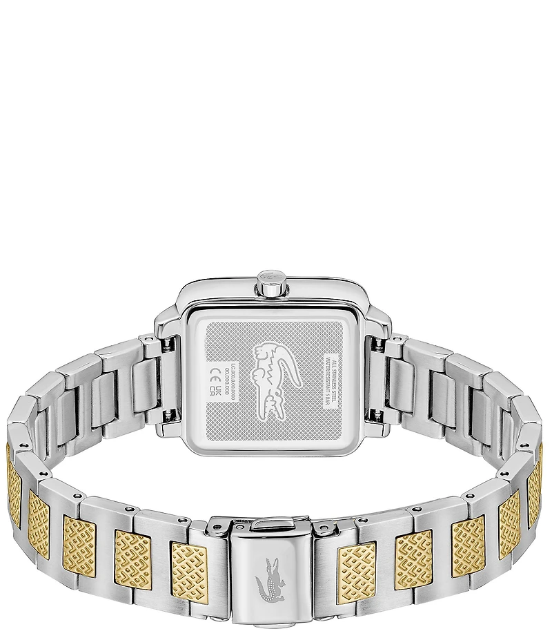 Lacoste Women's L.12.12 Leap Quartz Three Hand Stainless Steel Bracelet Watch