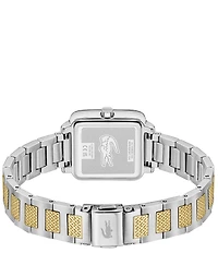 Lacoste Women's L.12.12 Leap Quartz Three Hand Stainless Steel Bracelet Watch