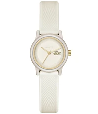 Lacoste Women's L.12.12 Three Hand Silicone Strap Watch