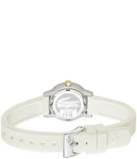 Lacoste Women's L.12.12 Three Hand Silicone Strap Watch