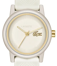 Lacoste Women's L.12.12 Three Hand Silicone Strap Watch