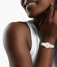 Lacoste Women's L.12.12 Three Hand Silicone Strap Watch