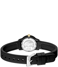 Lacoste Women's L.12.12 Three Hand Silicone Strap Watch